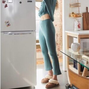 Urban Outfitters Out From Under Ribbed Lounge Pants Teal Women’s Size Small